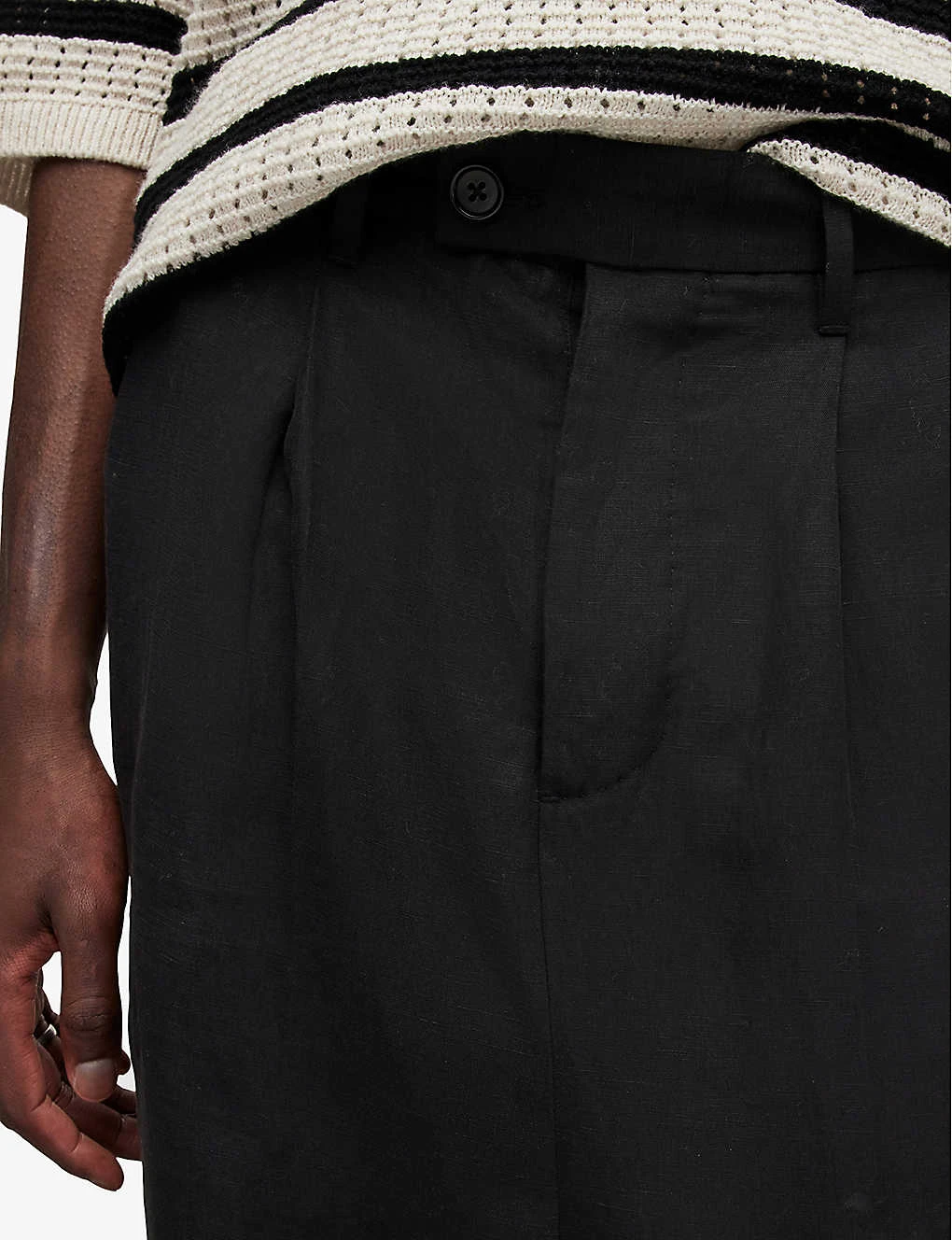 AllSaints Pace Cropped Slim-fit Woven Trousers 5 AllSaints Pace Cropped Slim-fit Woven Trousers - Image 5