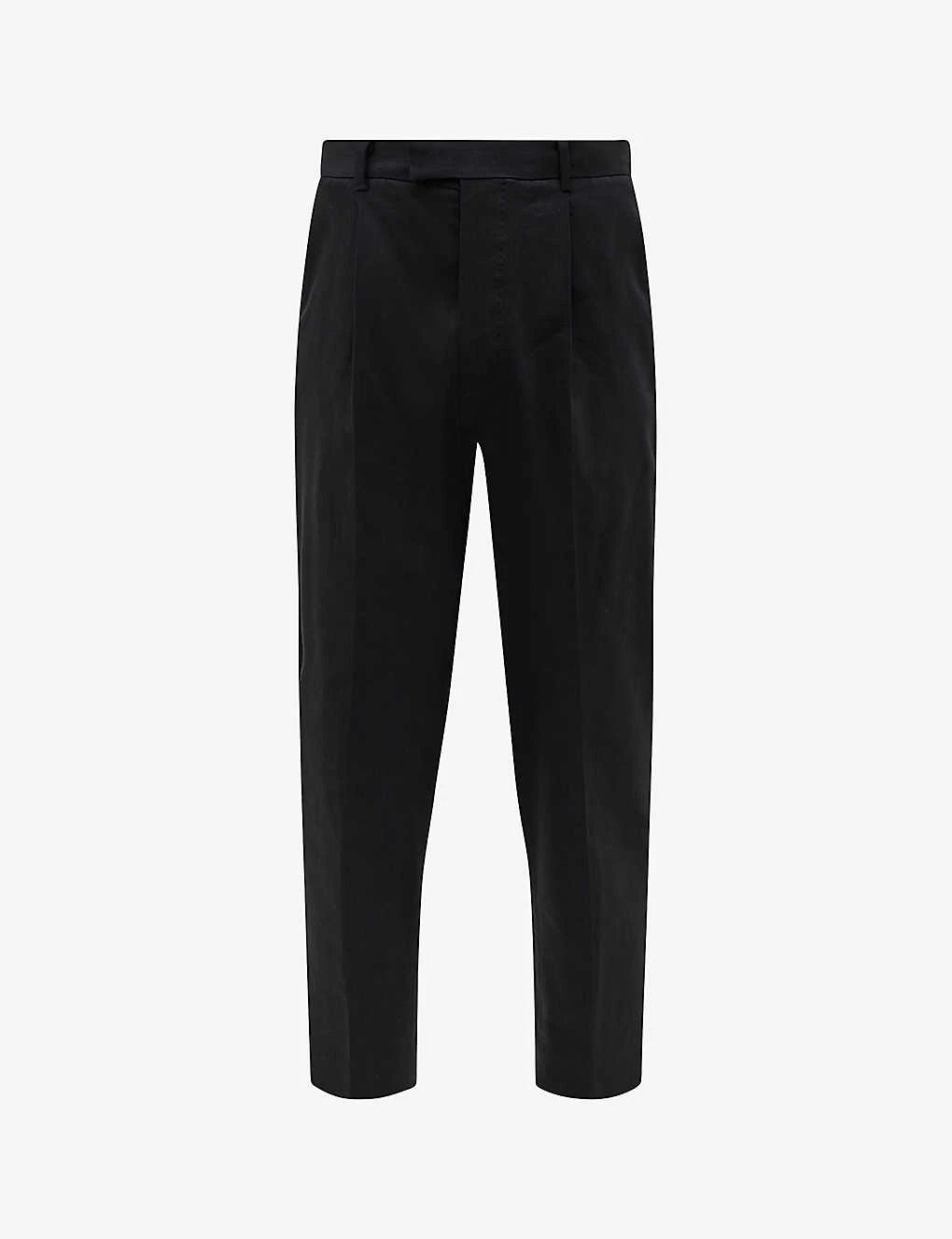 AllSaints Pace Cropped Slim-fit Woven Trousers 1 AllSaints Pace Cropped Slim-fit Woven Trousers
