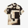 Reiss Deekay Abstract-print Woven Shirt