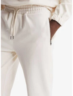 Reiss Bear Tapered-leg Mid-rise Stretch-knit Jogging Bottoms 9 Reiss Bear Tapered-leg Mid-rise Stretch-knit Jogging Bottoms -Fit & Flow Clothing Sales Store R04068124 IVORY ALT04