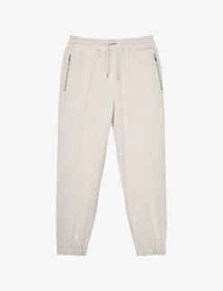 Reiss Bear Tapered-leg Mid-rise Stretch-knit Jogging Bottoms