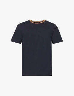 PAUL SMITH Ribbed-neck Cotton-jersey T-shirt