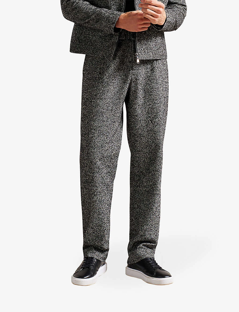 Ted Baker Kensey Belted Straight-leg Wool-blend Trousers 3 Ted Baker Kensey Belted Straight-leg Wool-blend Trousers - Image 3