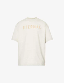 Fear Of God Eternal Brand-print Oversized-fit Cotton-jersey T-shirt
