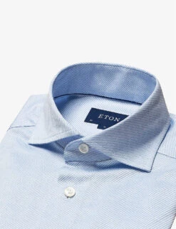 ETON Slim-fit Cotton Shirt -Fit & Flow Clothing Sales Store R04078166 LIGHTBLUE ALT02
