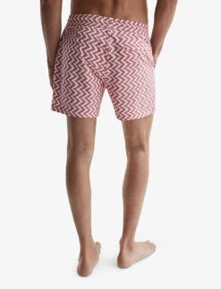 Reiss Florida Recycled Polyester-blend Swim Shorts -Fit & Flow Clothing Sales Store R04080322 RUST ALT03