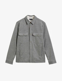 Ted Baker Anderby Wool-blend Overshirt