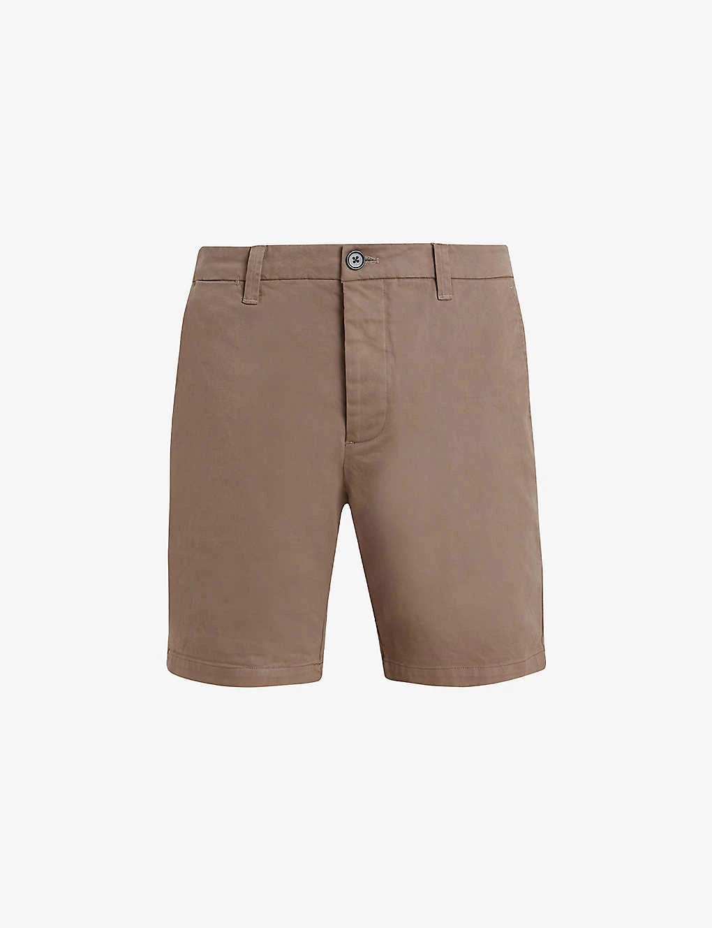 AllSaints Neiva Mid-rise Cotton-blend Shorts 1 AllSaints Neiva Mid-rise Cotton-blend Shorts
