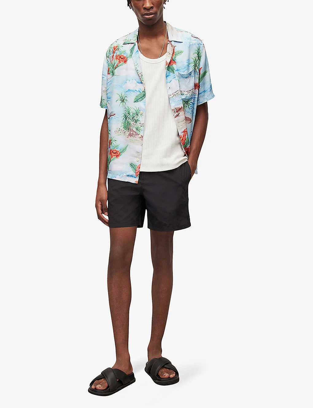 AllSaints Lani Pack-of-two Recycled-polyamide Swim Shorts 2 AllSaints Lani Pack-of-two Recycled-polyamide Swim Shorts - Image 2