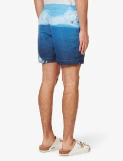 ORLEBAR BROWN Graphic-print Mid-rise Swim Shorts -Fit & Flow Clothing Sales Store R04085773 ROCPOOLII ALT03