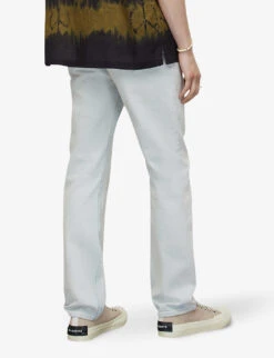 AllSaints Curtis Bleached Straight-leg Denim Jeans -Fit & Flow Clothing Sales Store R04086645 BLEACHEDINDIG ALT03