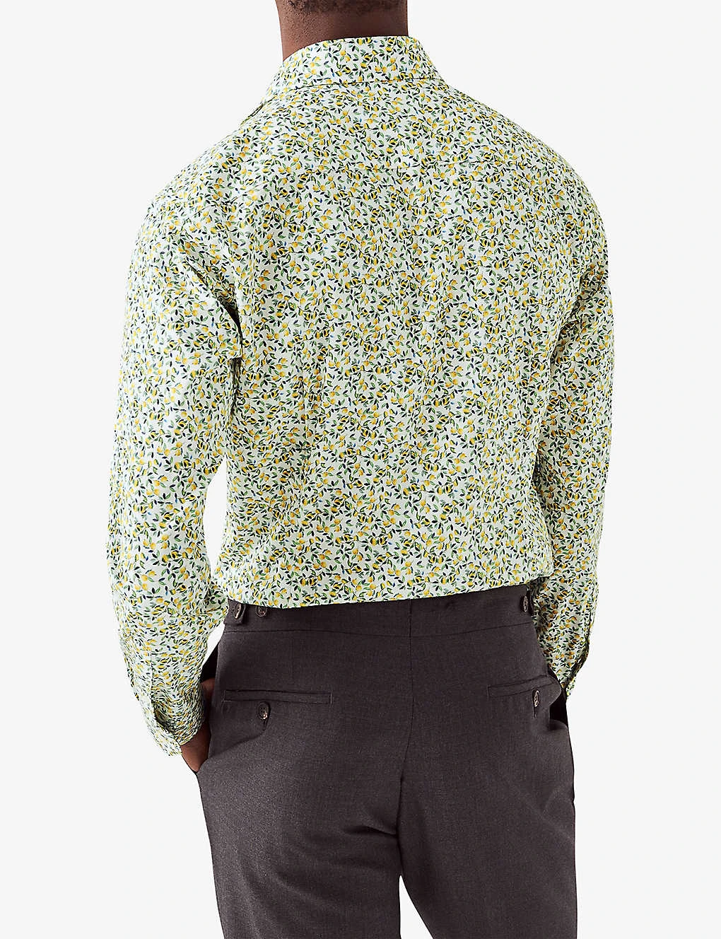 ETON Business Casual Lemon-print Slim-fit Cotton Shirt 3 ETON Business Casual Lemon-print Slim-fit Cotton Shirt - Image 3