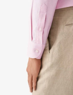 ETON Business Casual Slim-fit Cotton-blend Shirt -Fit & Flow Clothing Sales Store R04088463 PINK ALT04