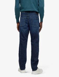 Boss Business Leisure Straight-leg Regular-fit Stretch-denim Jeans -Fit & Flow Clothing Sales Store R04093702 BRIGHTBLUE ALT03