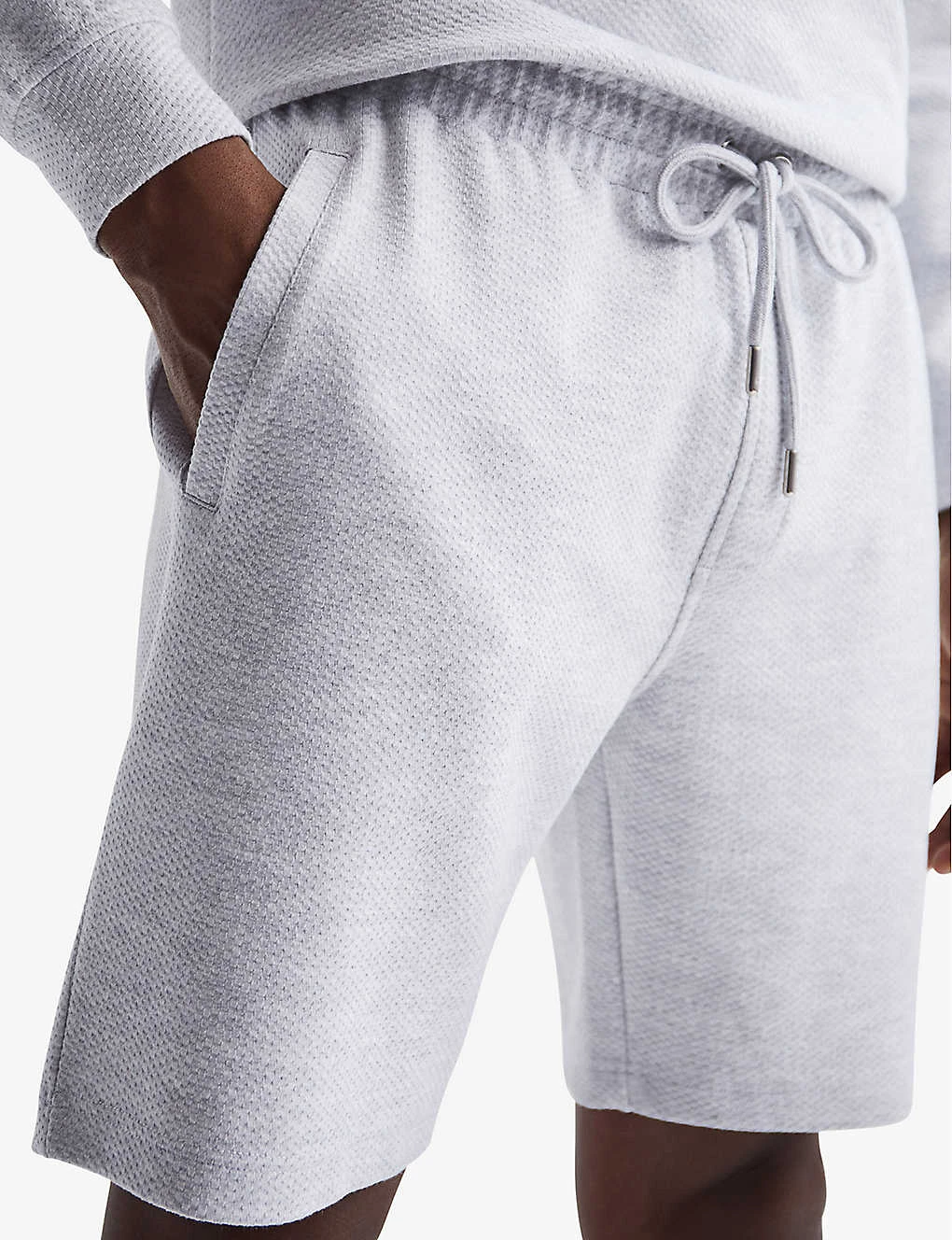 Reiss Robin Textured-weave Stretch-woven Shorts 4 Reiss Robin Textured-weave Stretch-woven Shorts - Image 4