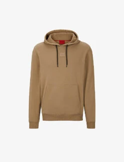 Hugo Tonal Logo-badge Cotton-terry Hoody