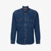 Hugo Western-style Kent-collar Relaxed-fit Denim Shirt