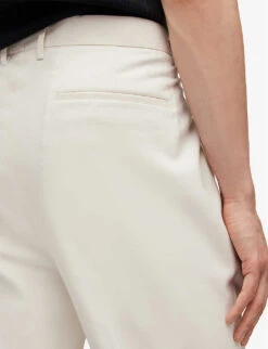 AllSaints Tallis Tapered-leg Mid-rise Cotton-blend Trousers -Fit & Flow Clothing Sales Store R04102056 WHEATGRASSTAU ALT05