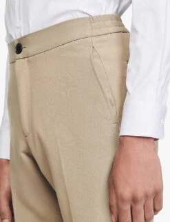 Sandro Straight-leg Regular-fit Woven Trousers 9 Sandro Straight-leg Regular-fit Woven Trousers -Fit & Flow Clothing Sales Store R04102522 NATURELS ALT04