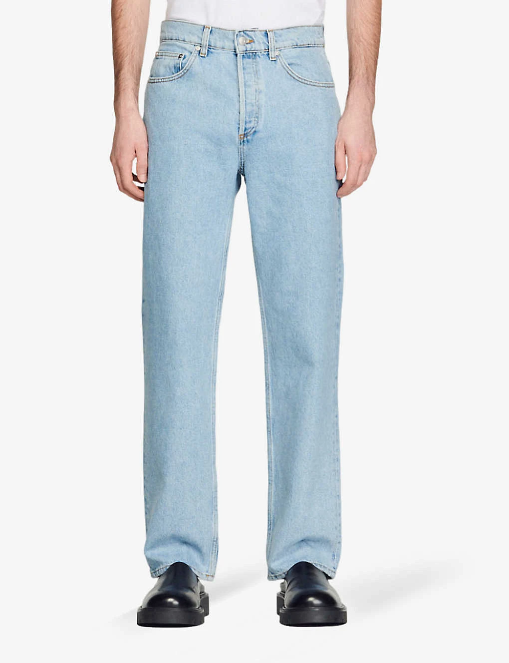 Sandro Straight-leg Regular-fit Jeans 3 Sandro Straight-leg Regular-fit Jeans - Image 3