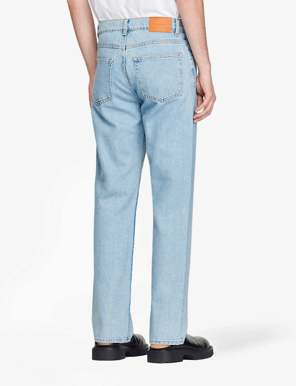 Sandro Straight-leg Regular-fit Jeans 4 Sandro Straight-leg Regular-fit Jeans - Image 4