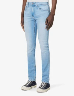 Paige Lennox Slim-leg Regular-fit Stretch-woven Jeans -Fit & Flow Clothing Sales Store R04111353 ROWER ALT02