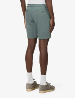 Paige Rickson Slip-pocket Stretch-woven Shorts -Fit & Flow Clothing Sales Store R04111359 JADEDCRYSTAL ALT03