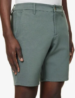 Paige Rickson Slip-pocket Stretch-woven Shorts -Fit & Flow Clothing Sales Store R04111359 JADEDCRYSTAL ALT04