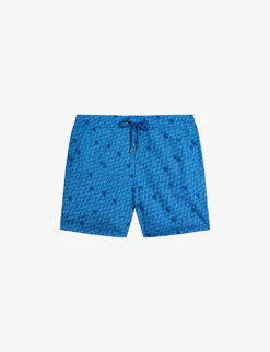 Ted Baker Renshaw Graphic-print Recycled-polyester Swim Shorts