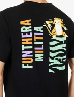 Tiger Graphic-print Regular-fit Cotton-jersey T-shirt -Fit & Flow Clothing Sales Store R04118333 BLACK ALT04