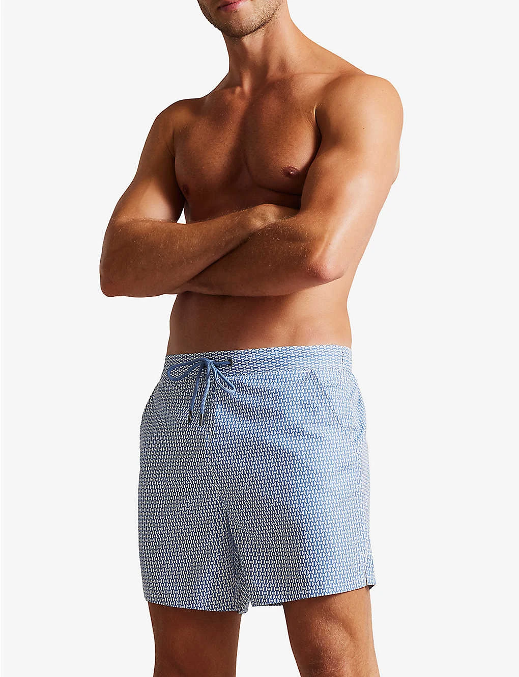 Ted Baker Popov Geometric-print Recycled-polyester Swim Shorts 2 Ted Baker Popov Geometric-print Recycled-polyester Swim Shorts - Image 2