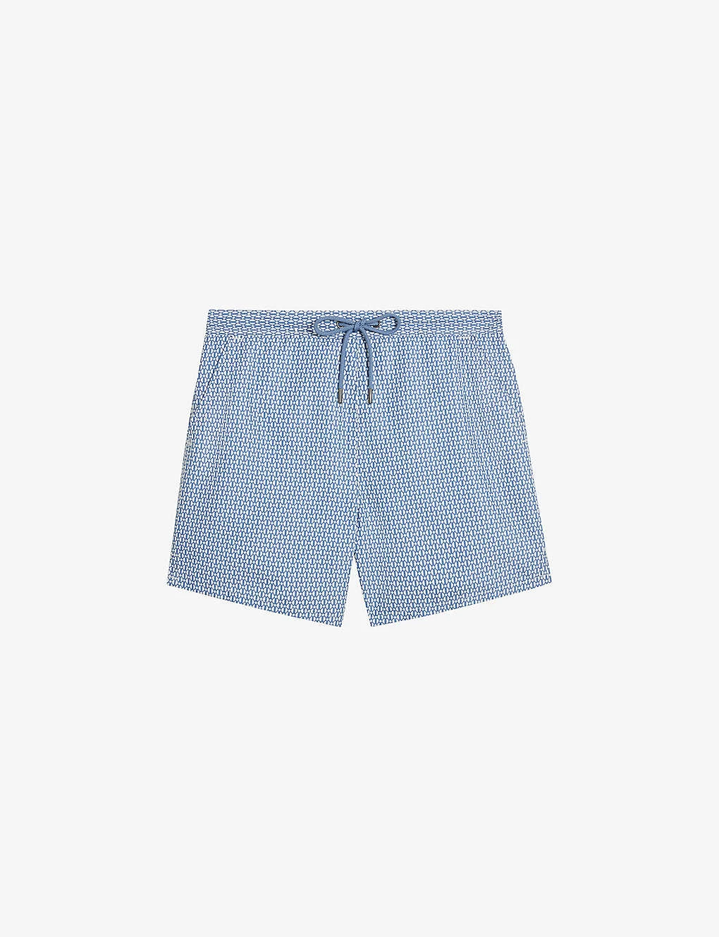 Ted Baker Popov Geometric-print Recycled-polyester Swim Shorts 1 Ted Baker Popov Geometric-print Recycled-polyester Swim Shorts