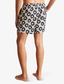 Ted Baker Wiklie Floral-print Regular-fit Woven Swim Shorts -Fit & Flow Clothing Sales Store R04122393 STONE ALT03