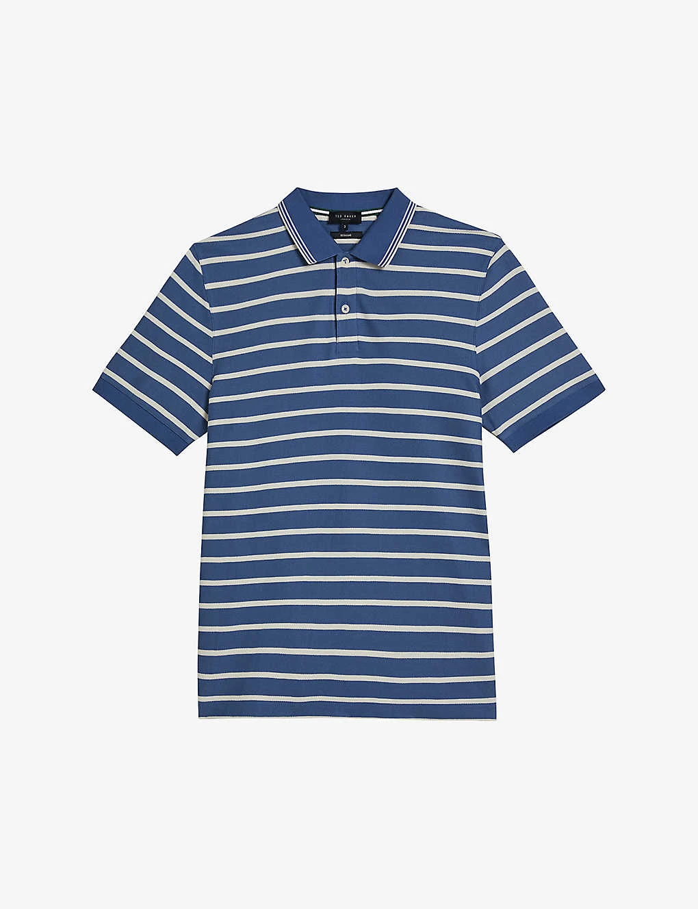 Ted Baker Nivenn Striped Cotton Polo Shirt 1 Ted Baker Nivenn Striped Cotton Polo Shirt