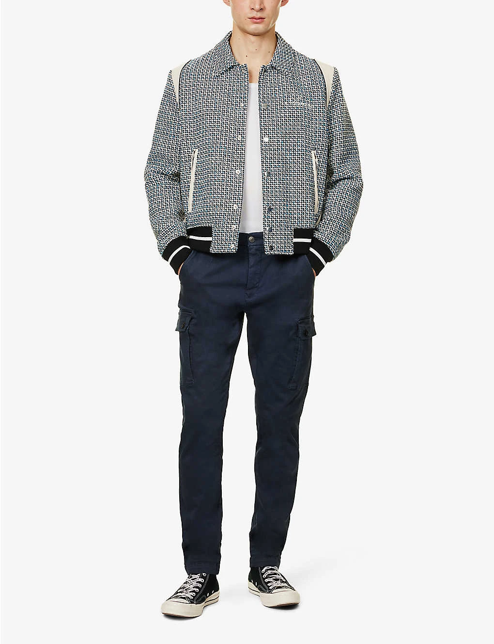 Replay Jaan Hypercargo Tapered-leg Stretch-cotton Blend Trousers 2 Replay Jaan Hypercargo Tapered-leg Stretch-cotton Blend Trousers - Image 2