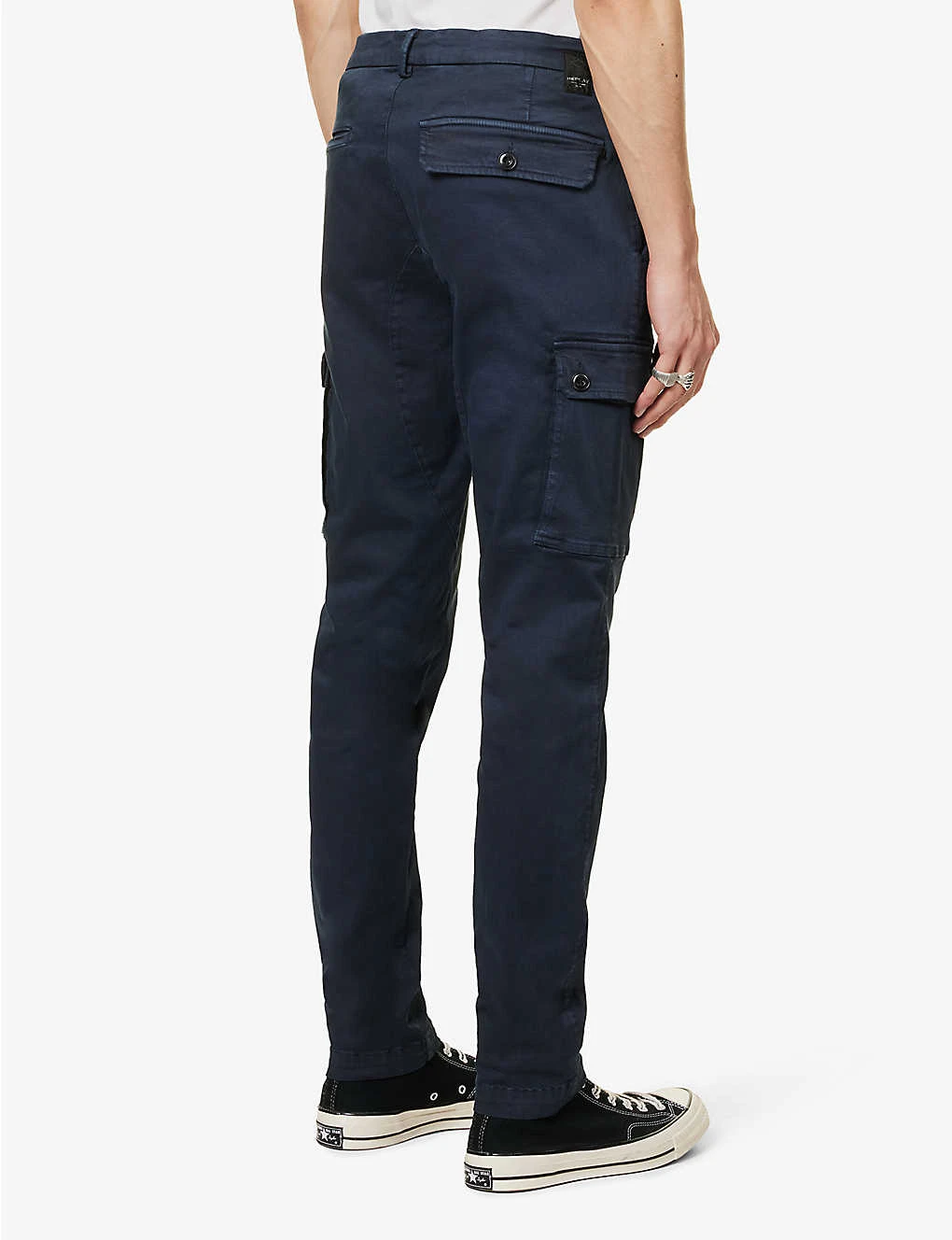 Replay Jaan Hypercargo Tapered-leg Stretch-cotton Blend Trousers 4 Replay Jaan Hypercargo Tapered-leg Stretch-cotton Blend Trousers - Image 4