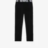 THE KOOPLES Logo-waist Straight-leg Cotton Jogging Bottoms