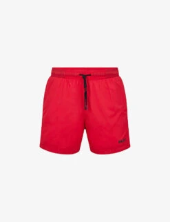 Hugo Logo-print Swim Shorts