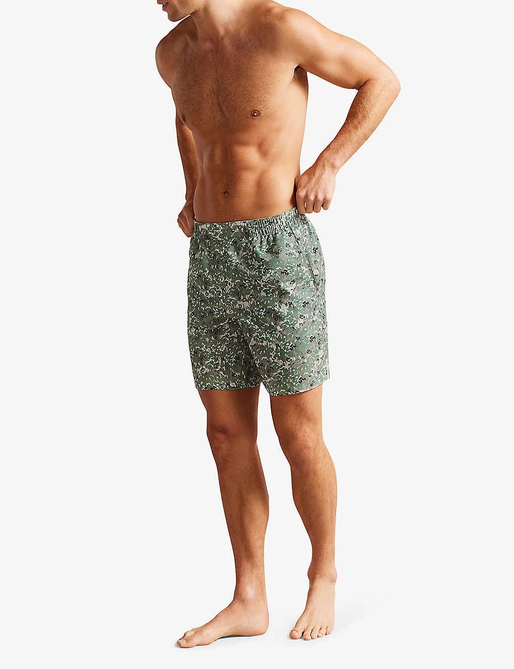 Ted Baker Kita Floral Camouflage-print Recycled-polyester Swim Shorts 2 Ted Baker Kita Floral Camouflage-print Recycled-polyester Swim Shorts - Image 2