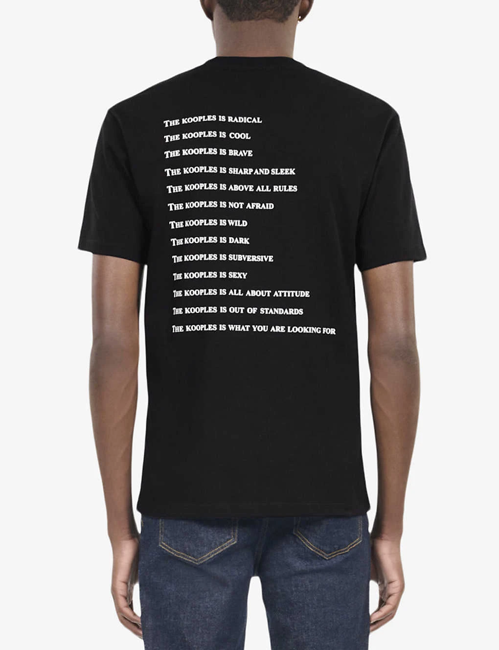 THE KOOPLES Graphic-print Relaxed-fit Cotton T-shirt 4 THE KOOPLES Graphic-print Relaxed-fit Cotton T-shirt - Image 4