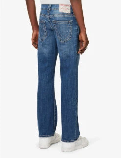 True Religion Billy Embroidered Straight-leg Relaxed-fit Stretch-denim Jeans -Fit & Flow Clothing Sales Store R04134917 MOUNTAINLAURELMEDIUM ALT03