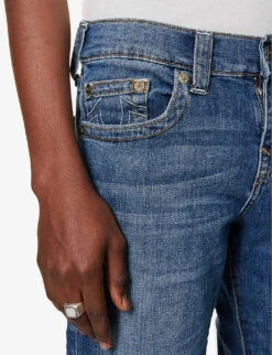 True Religion Billy Embroidered Straight-leg Relaxed-fit Stretch-denim Jeans -Fit & Flow Clothing Sales Store R04134917 MOUNTAINLAURELMEDIUM ALT05