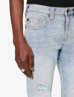 True Religion Ultra Skinny Distressed Tapered-leg Slim-fit Stretch-denim Jeans 12 True Religion Ultra Skinny Distressed Tapered-leg Slim-fit Stretch-denim Jeans -Fit & Flow Clothing Sales Store R04134918 HAMILTONCOVELIGHTRIPS ALT05