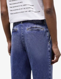 THE KOOPLES Relaxed-fit Straight-leg Low-rise Jean 9 THE KOOPLES Relaxed-fit Straight-leg Low-rise Jean -Fit & Flow Clothing Sales Store R04137101 BLUE6 ALT04