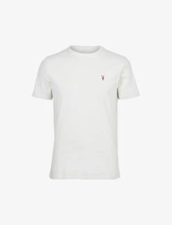 AllSaints Brace Regular-fit Brushed Organic-cotton T-shirt