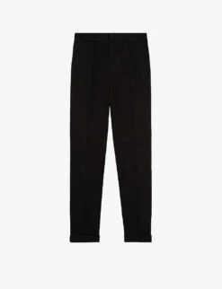 THE KOOPLES Straight-leg Regular-fit Cotton Trousers