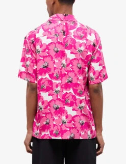 THE KOOPLES Floral-print Woven Shirt -Fit & Flow Clothing Sales Store R04140805 PIN01 ALT03