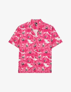 THE KOOPLES Floral-print Woven Shirt