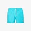 Emporio Armani Essential Logo-embroidered Elasticated-waist Swim Shorts