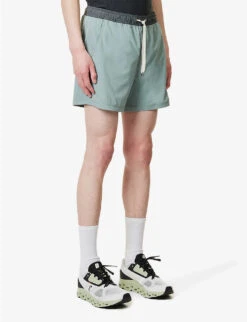 Vuori Kore Elasticated-waistband Stretch-woven Shorts -Fit & Flow Clothing Sales Store R04146309 STORMY ALT02